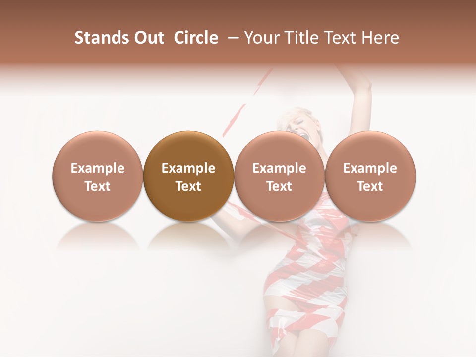 Hair Exotic Seductive PowerPoint Template