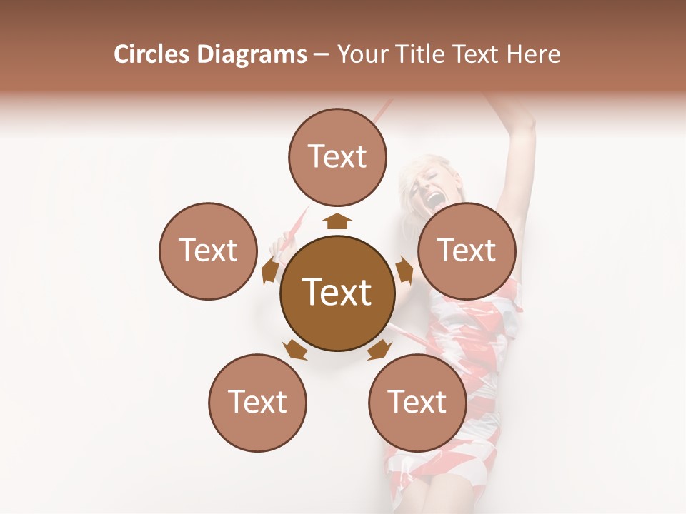 Hair Exotic Seductive PowerPoint Template