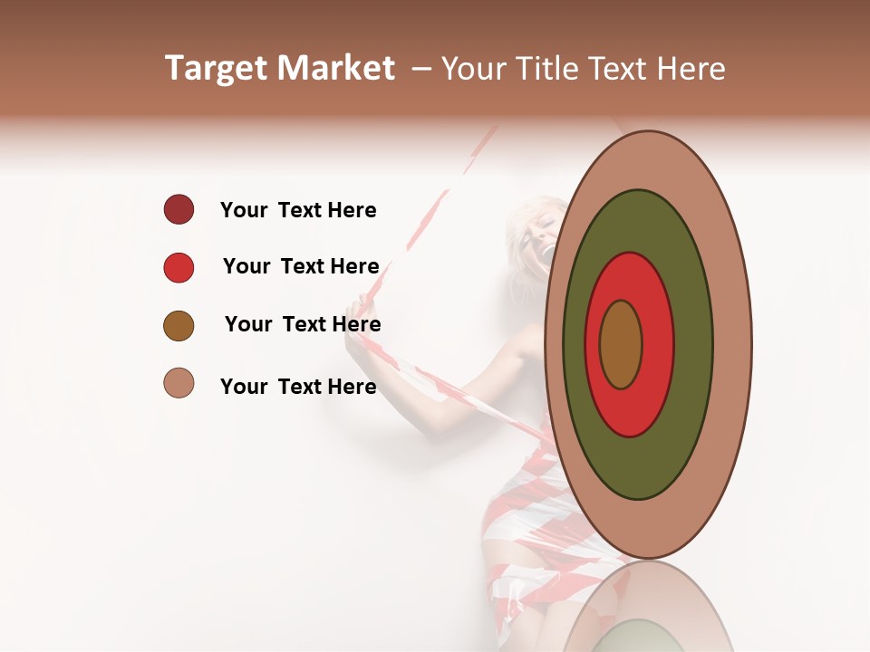 Hair Exotic Seductive PowerPoint Template