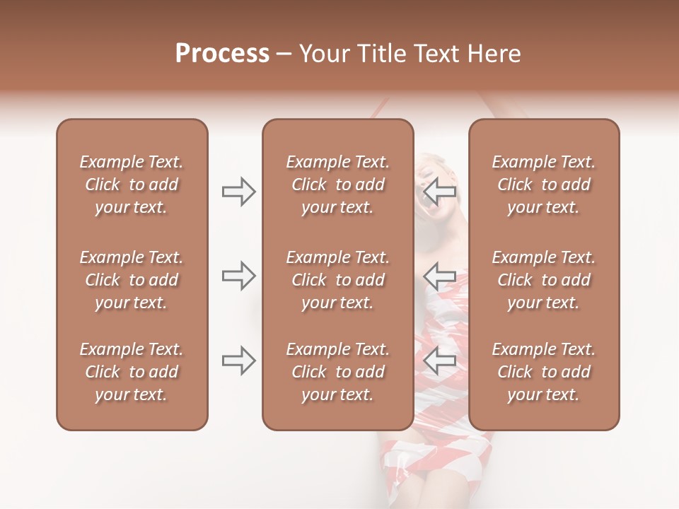 Hair Exotic Seductive PowerPoint Template