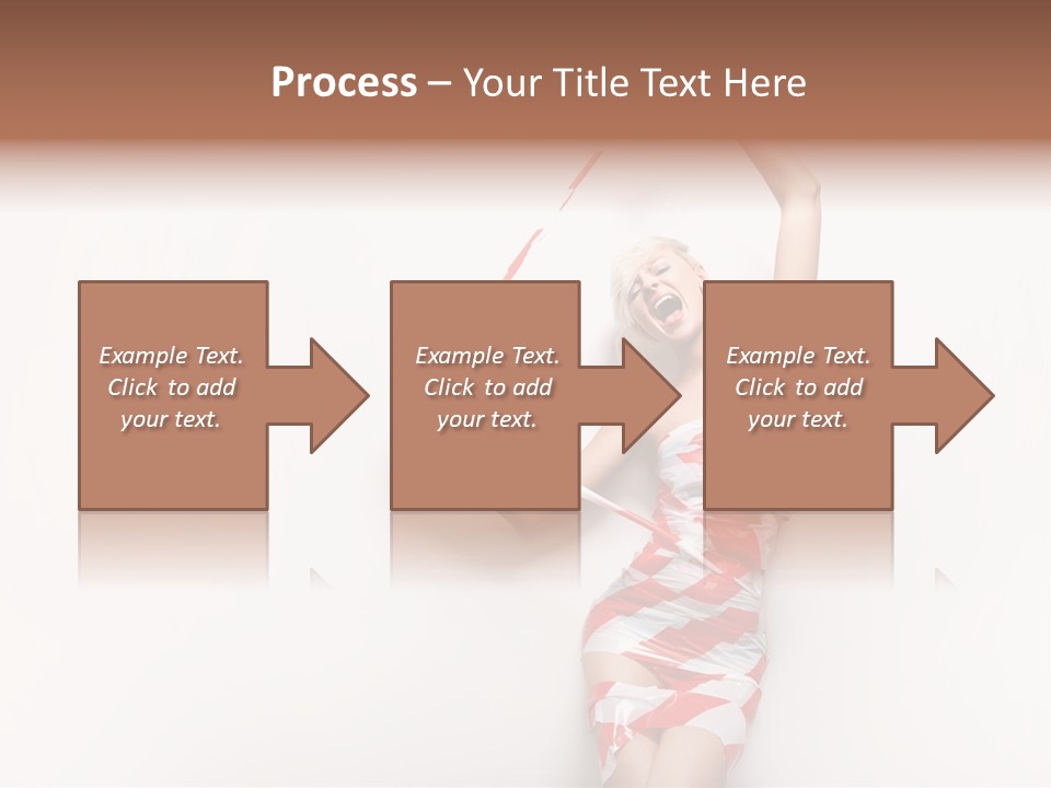 Hair Exotic Seductive PowerPoint Template