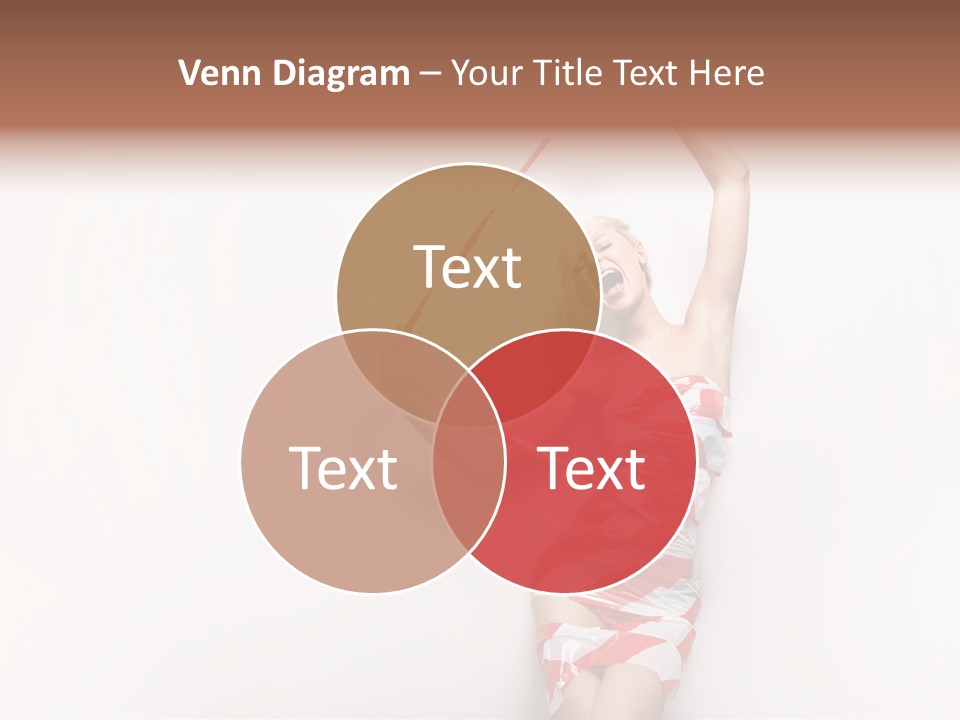 Hair Exotic Seductive PowerPoint Template