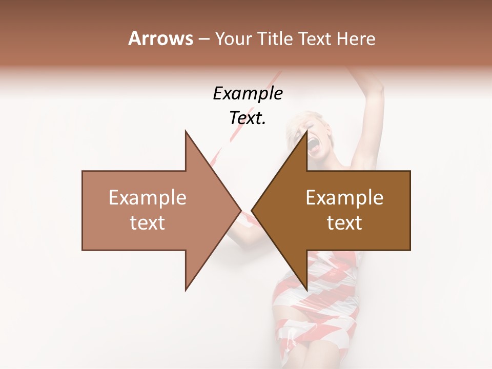 Hair Exotic Seductive PowerPoint Template