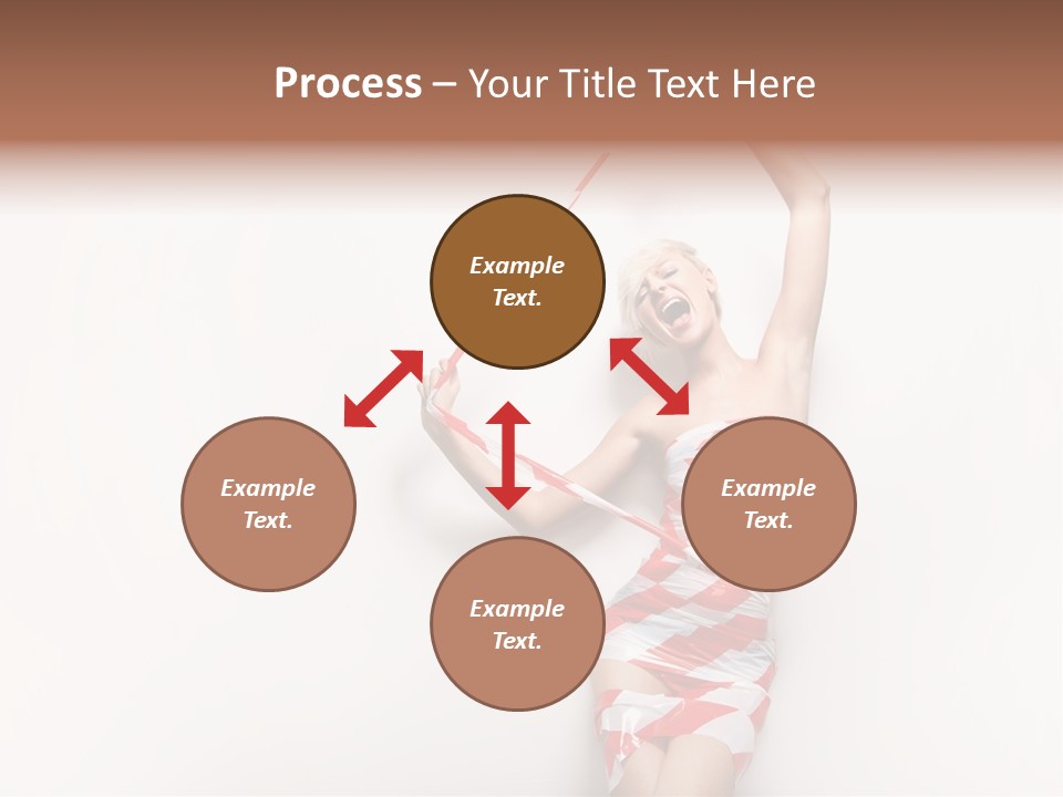 Hair Exotic Seductive PowerPoint Template