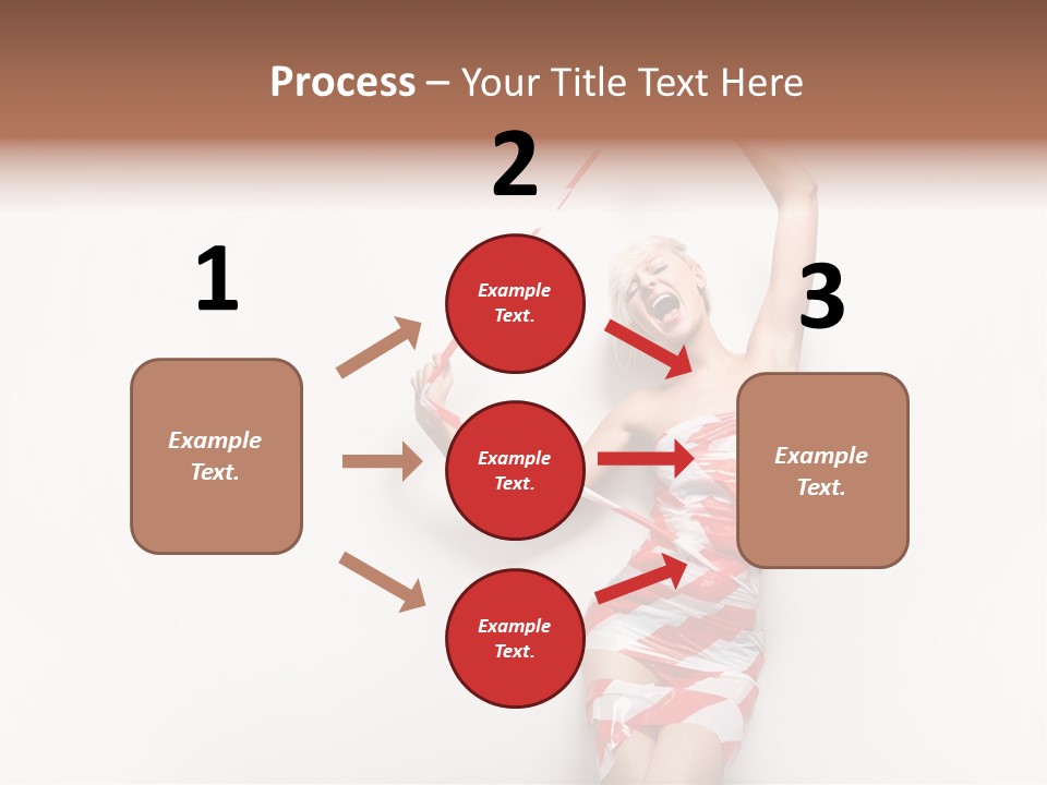 Hair Exotic Seductive PowerPoint Template