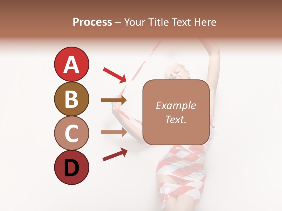 Hair Exotic Seductive PowerPoint Template