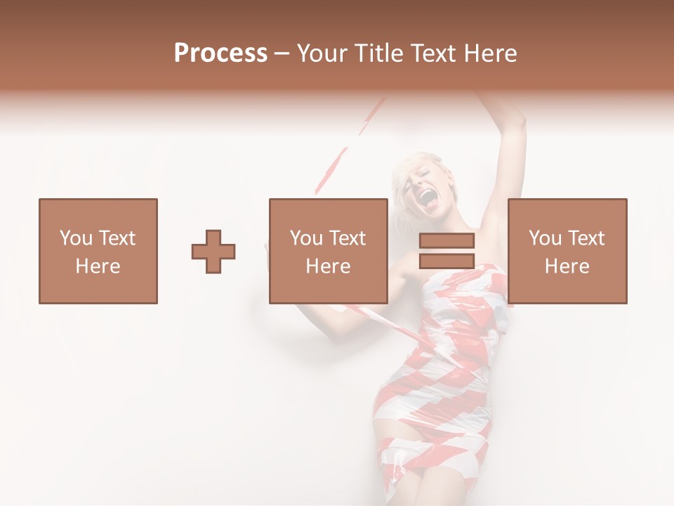 Hair Exotic Seductive PowerPoint Template