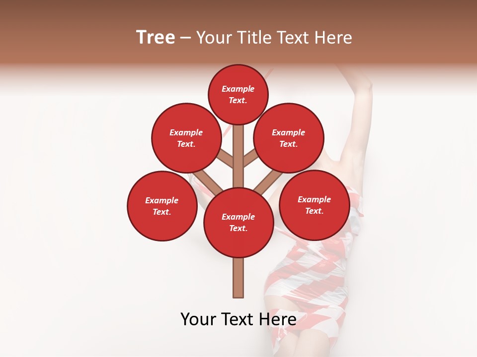 Hair Exotic Seductive PowerPoint Template