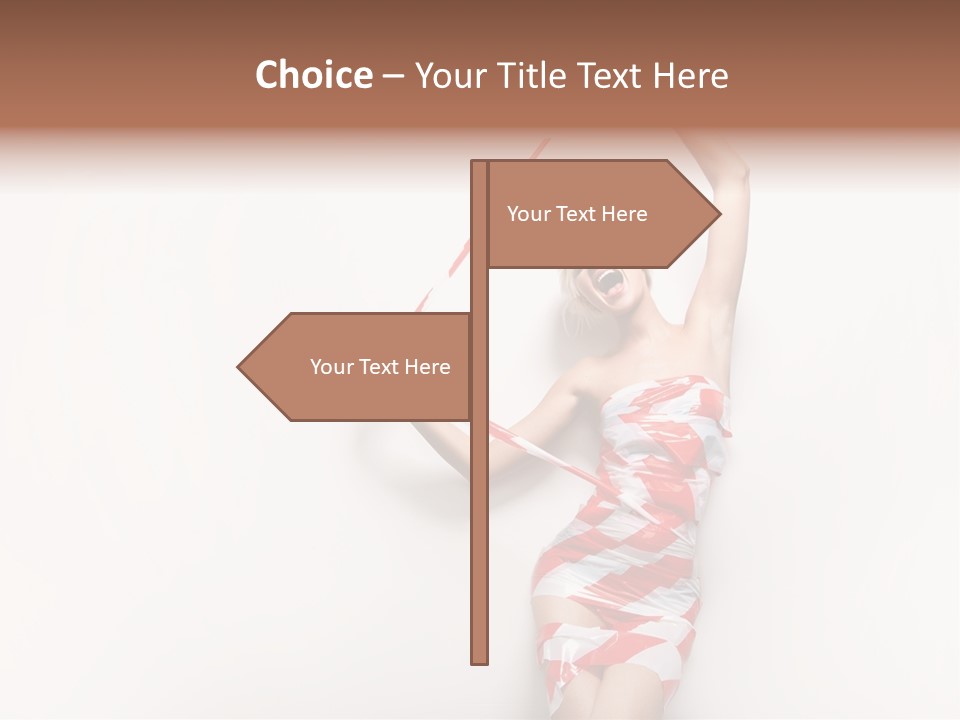 Hair Exotic Seductive PowerPoint Template