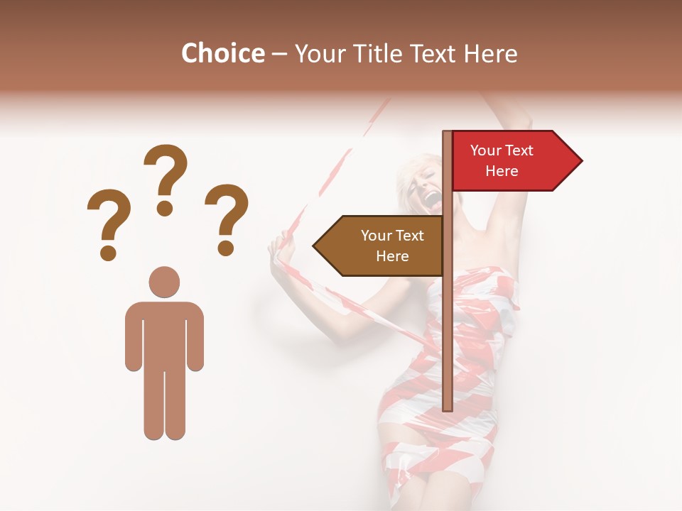 Hair Exotic Seductive PowerPoint Template