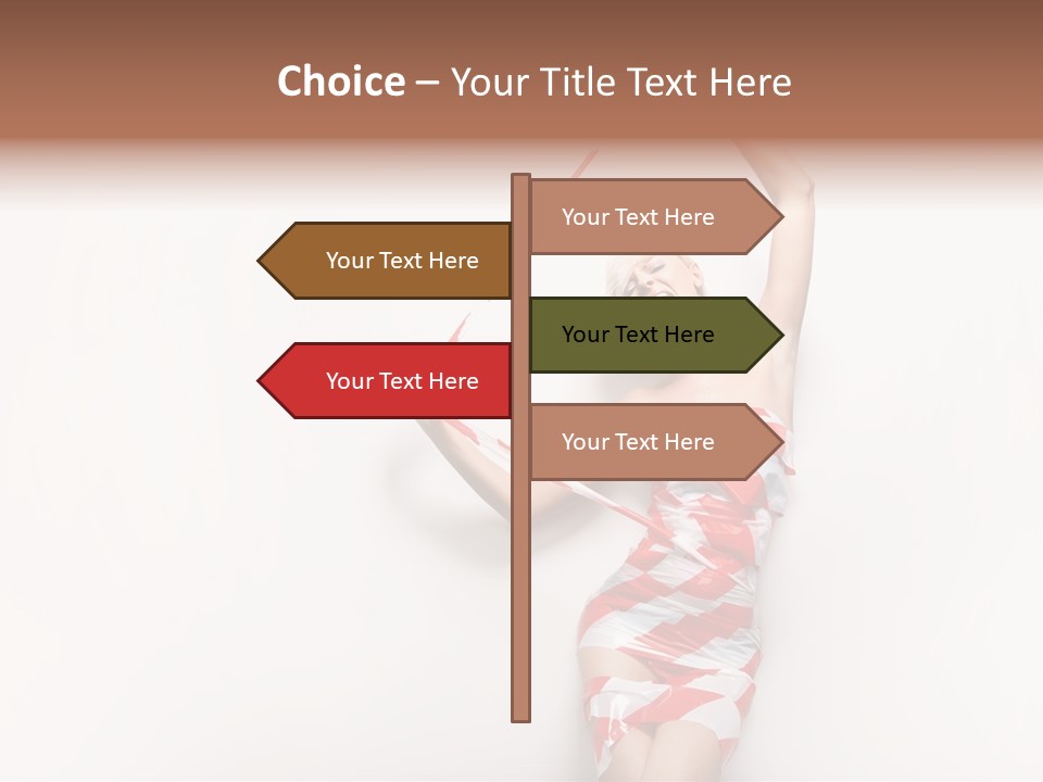 Hair Exotic Seductive PowerPoint Template