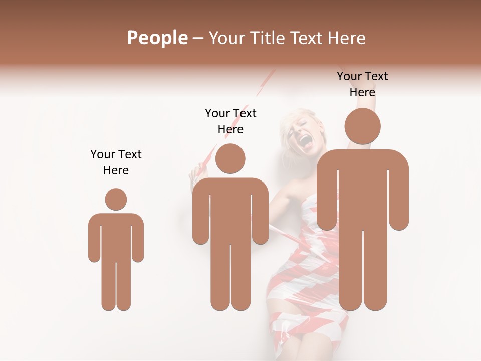 Hair Exotic Seductive PowerPoint Template