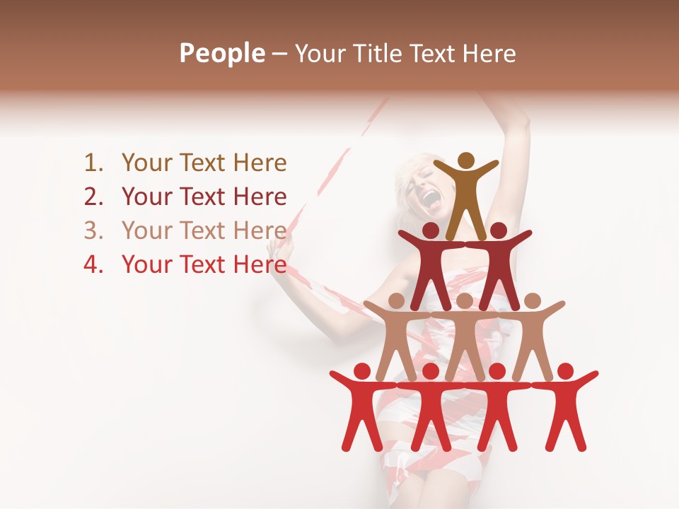 Hair Exotic Seductive PowerPoint Template