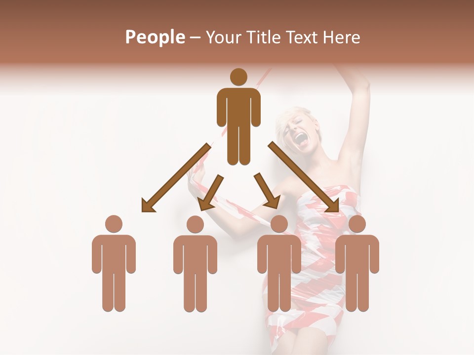 Hair Exotic Seductive PowerPoint Template