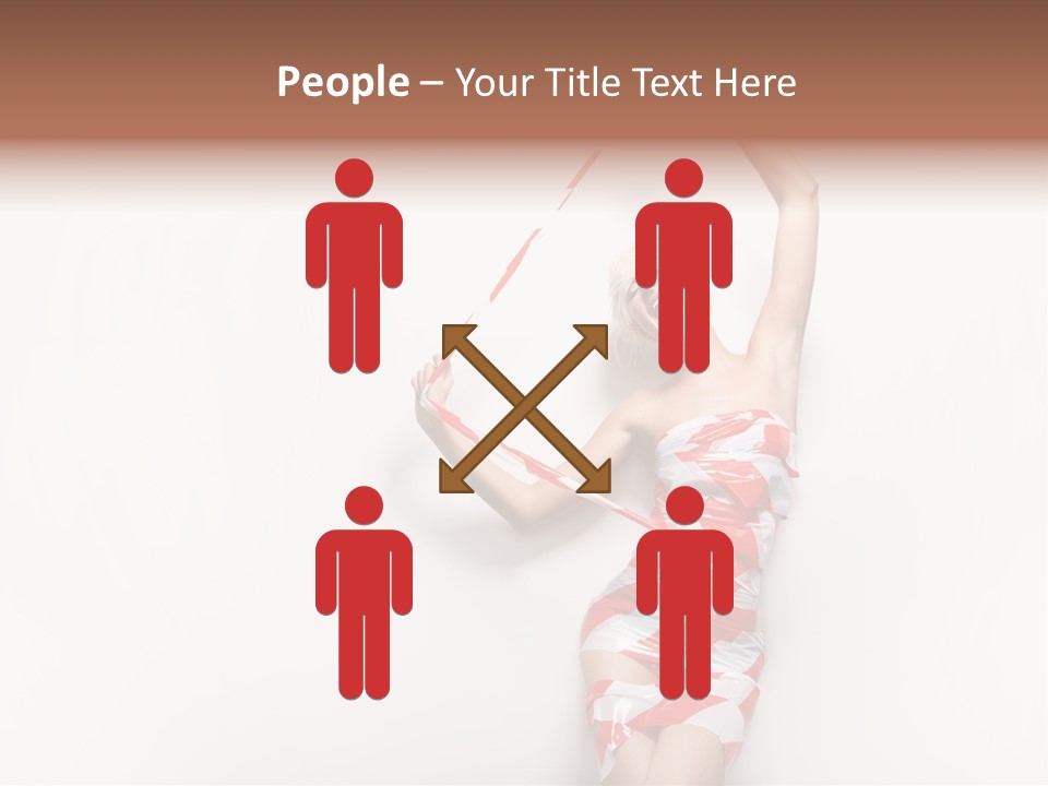 Hair Exotic Seductive PowerPoint Template