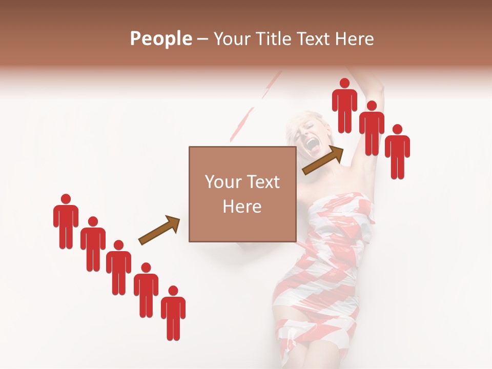 Hair Exotic Seductive PowerPoint Template