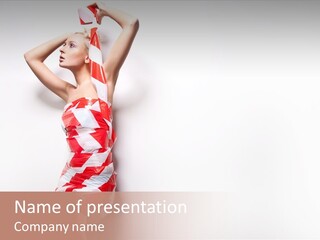 Hairstyle Provocative Y PowerPoint Template