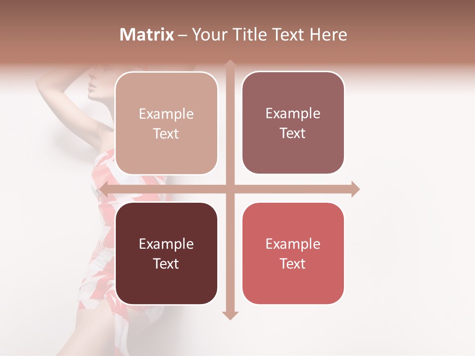 Hairstyle Provocative Y PowerPoint Template