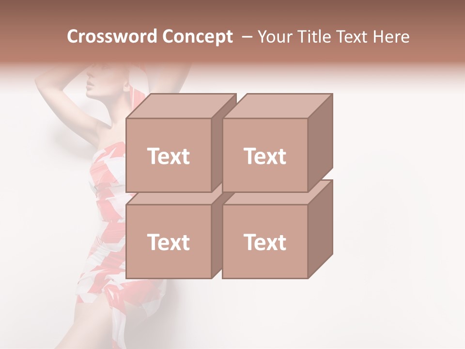 Hairstyle Provocative Y PowerPoint Template