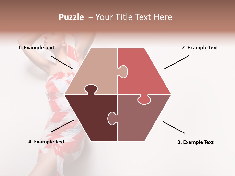 Hairstyle Provocative Y PowerPoint Template