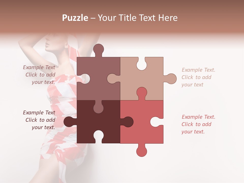 Hairstyle Provocative Y PowerPoint Template