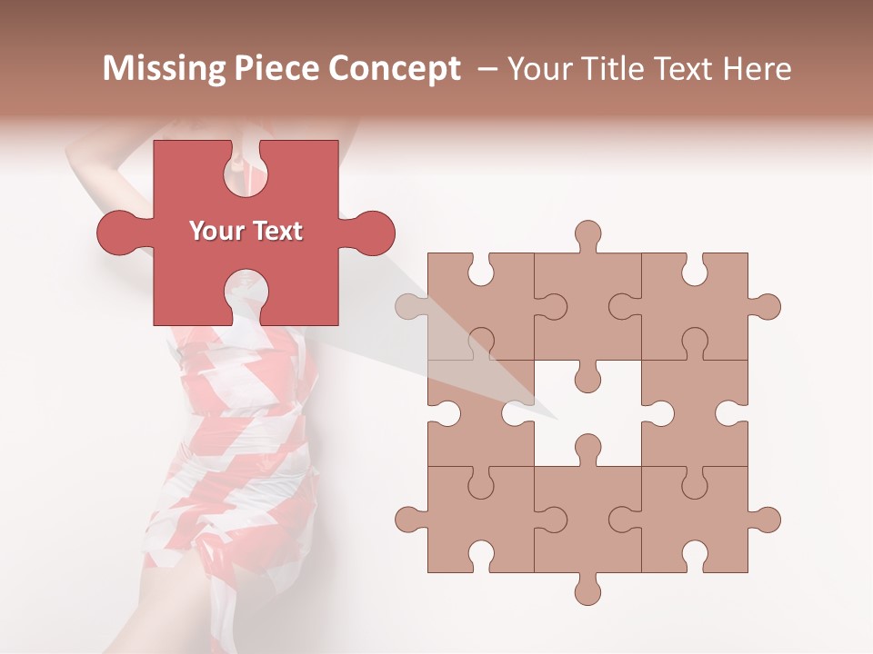 Hairstyle Provocative Y PowerPoint Template