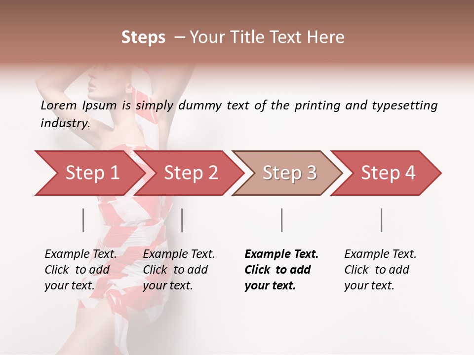 Hairstyle Provocative Y PowerPoint Template