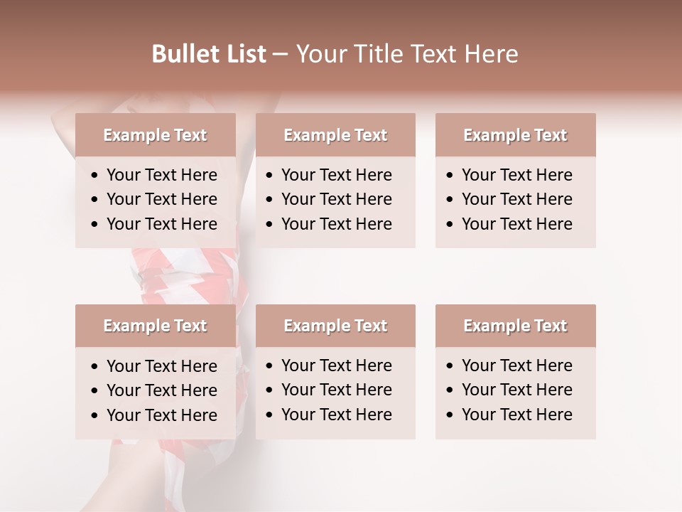 Hairstyle Provocative Y PowerPoint Template