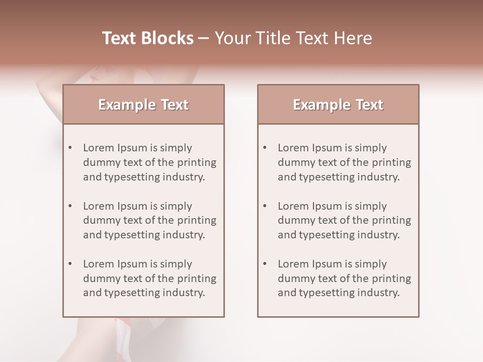 Hairstyle Provocative Y PowerPoint Template