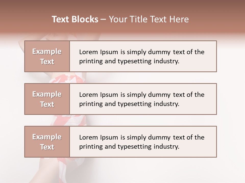 Hairstyle Provocative Y PowerPoint Template