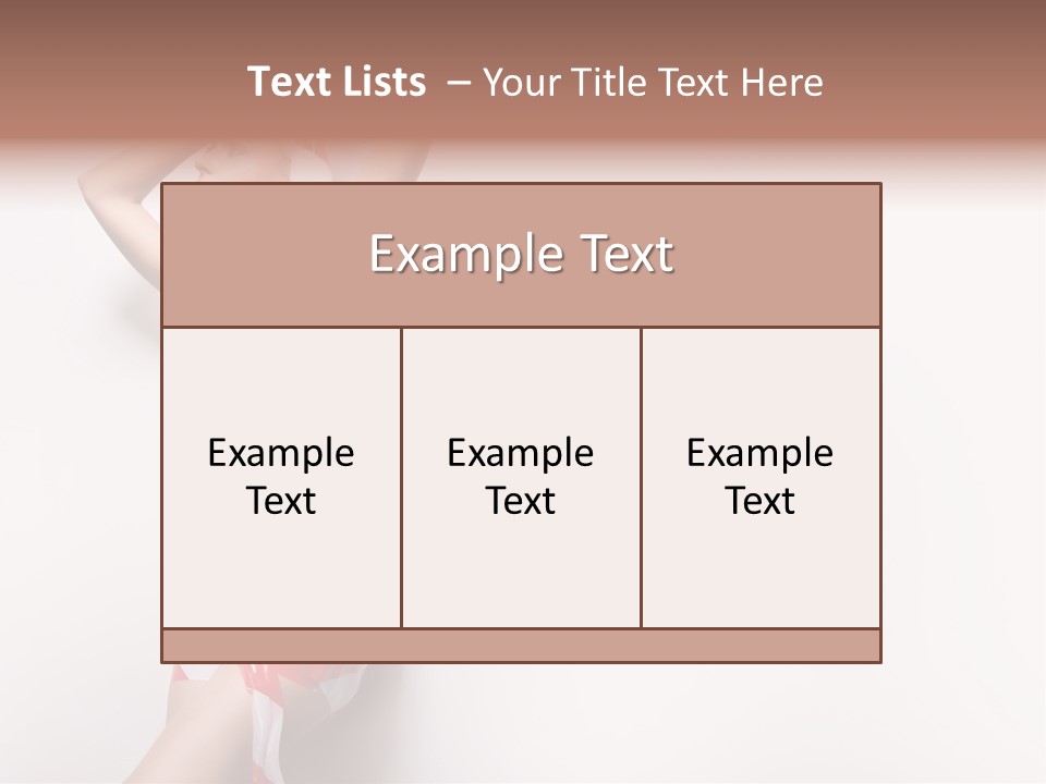 Hairstyle Provocative Y PowerPoint Template