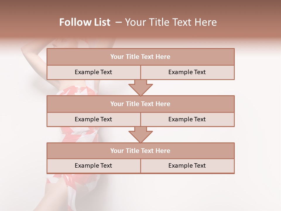 Hairstyle Provocative Y PowerPoint Template