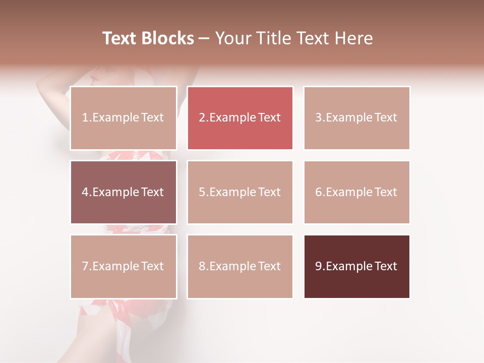 Hairstyle Provocative Y PowerPoint Template