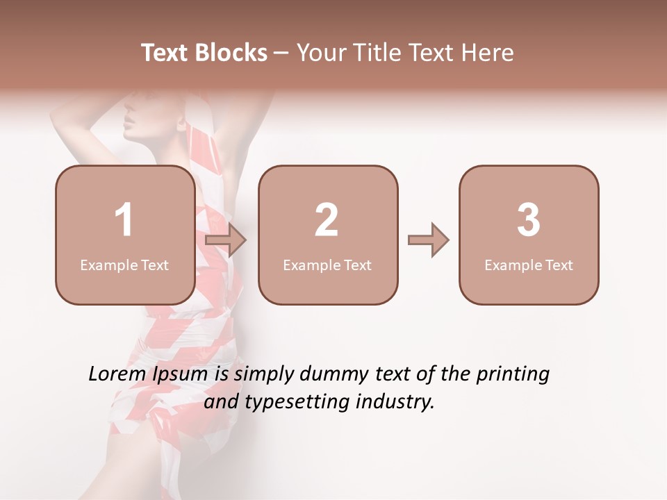 Hairstyle Provocative Y PowerPoint Template