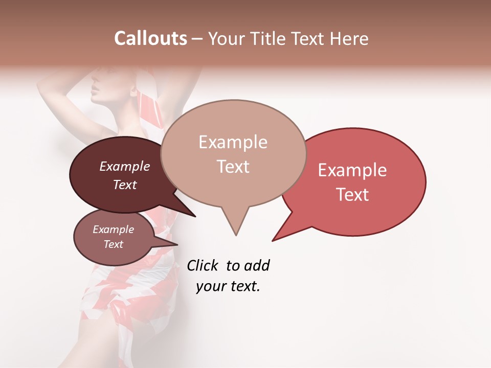 Hairstyle Provocative Y PowerPoint Template