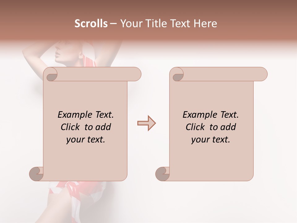 Hairstyle Provocative Y PowerPoint Template