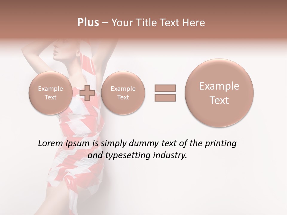 Hairstyle Provocative Y PowerPoint Template