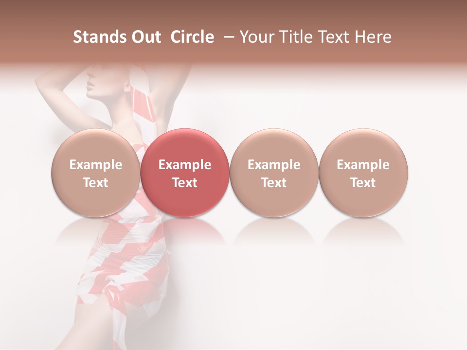 Hairstyle Provocative Y PowerPoint Template