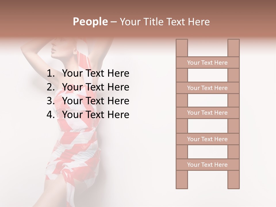 Hairstyle Provocative Y PowerPoint Template