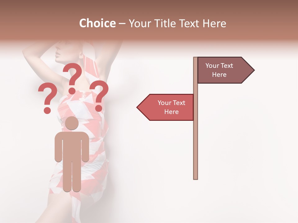 Hairstyle Provocative Y PowerPoint Template