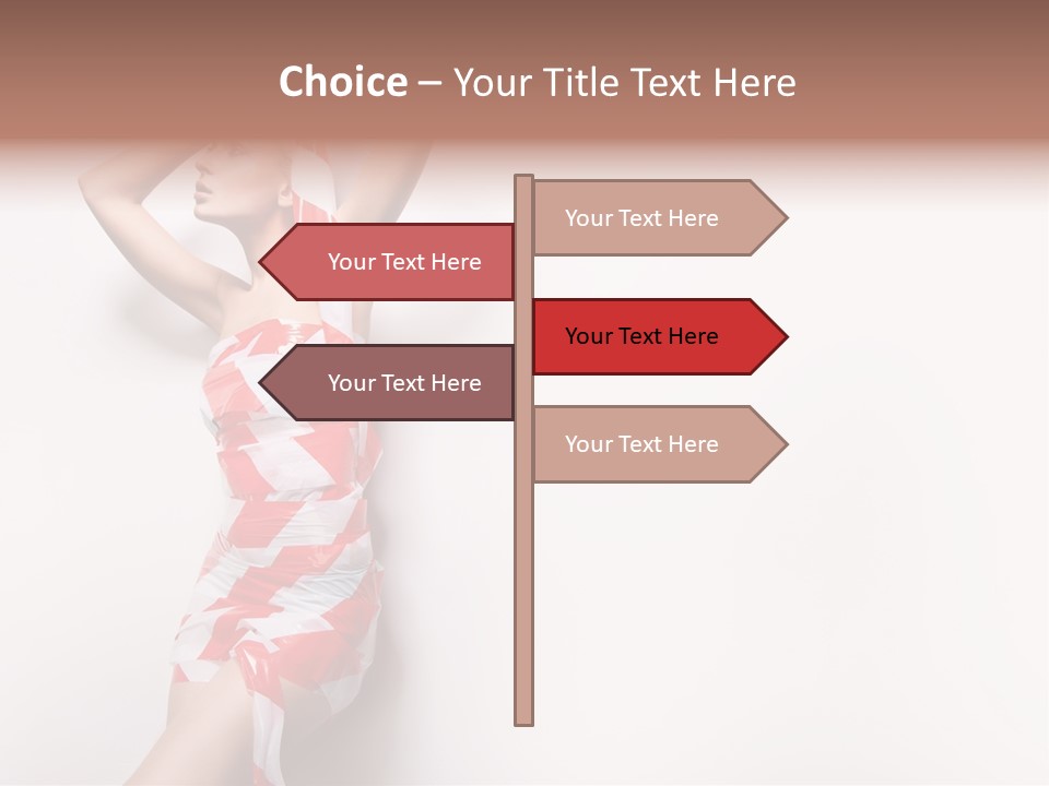 Hairstyle Provocative Y PowerPoint Template