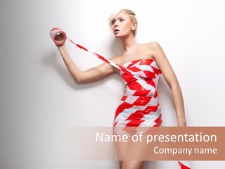 Naked Lovely Slim PowerPoint Template