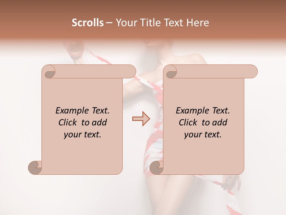 Naked Lovely Slim PowerPoint Template