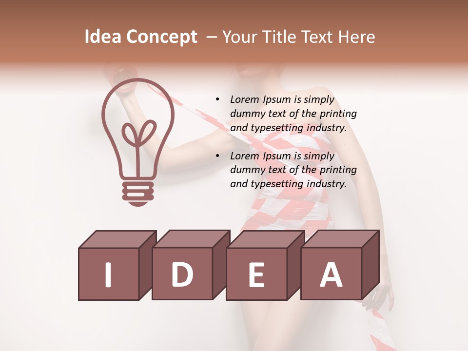 Naked Lovely Slim PowerPoint Template