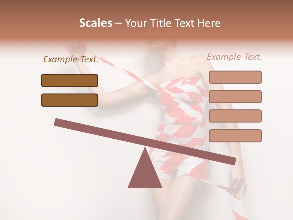 Naked Lovely Slim PowerPoint Template