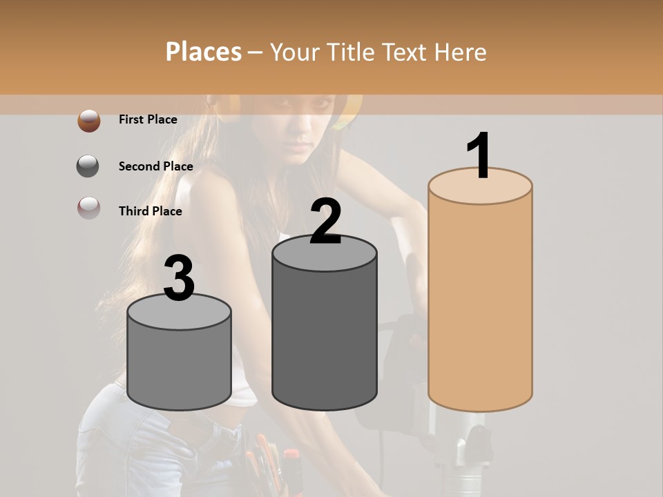Tool Contractor White PowerPoint Template