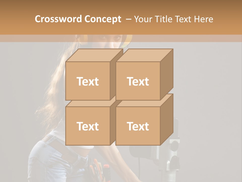 Tool Contractor White PowerPoint Template