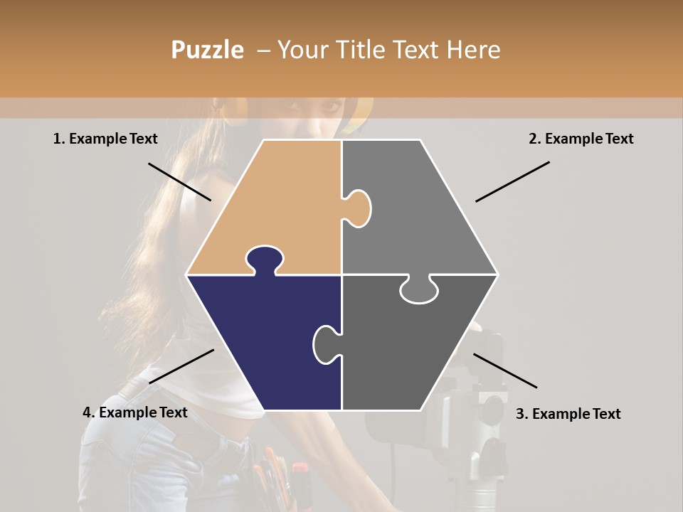 Tool Contractor White PowerPoint Template