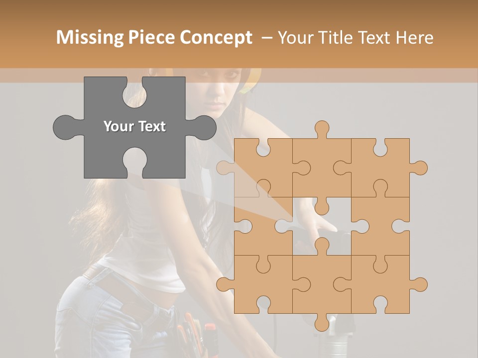 Tool Contractor White PowerPoint Template