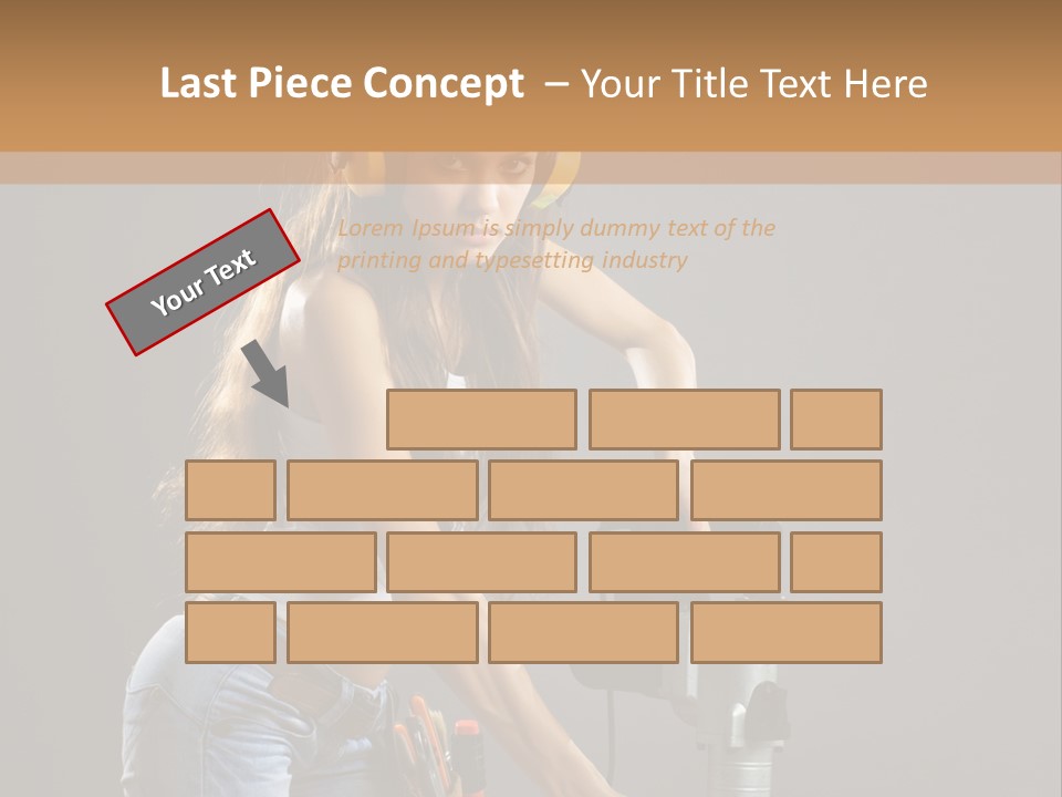 Tool Contractor White PowerPoint Template